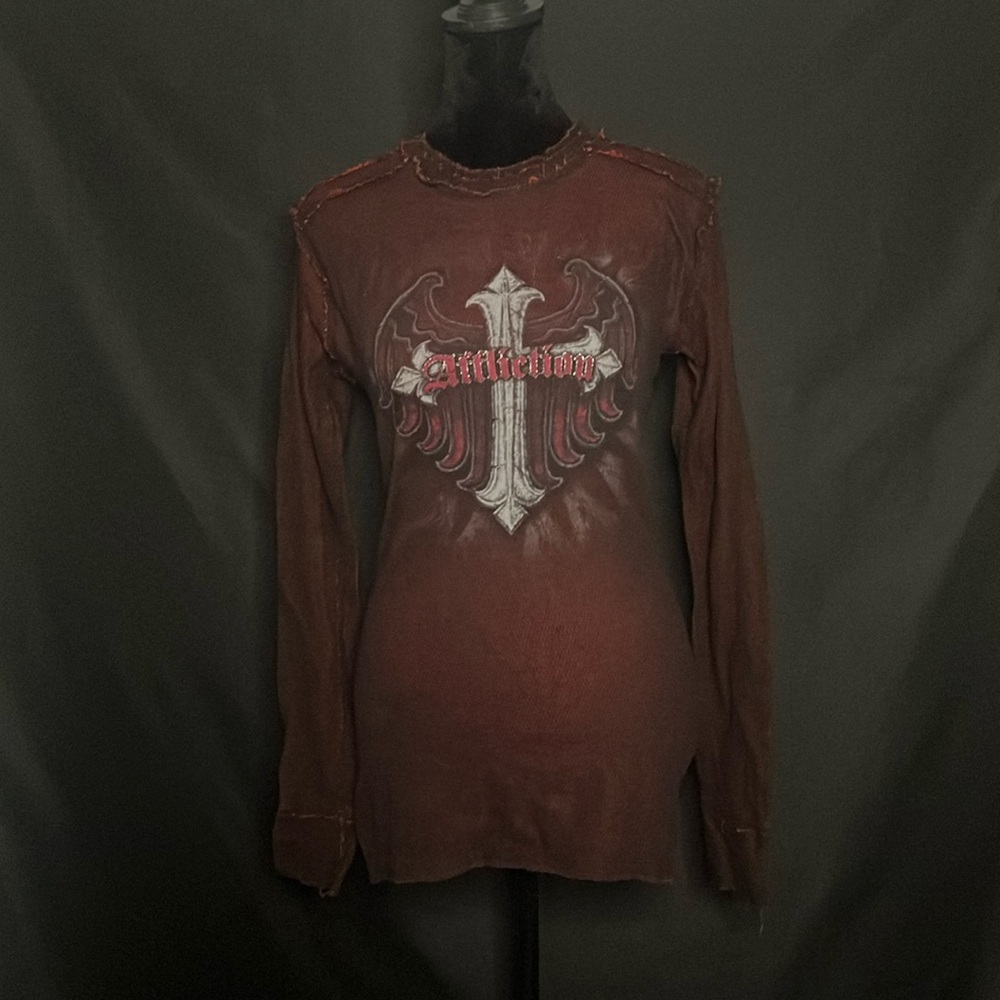 Affliction Reversible Long Sleeve Shirt